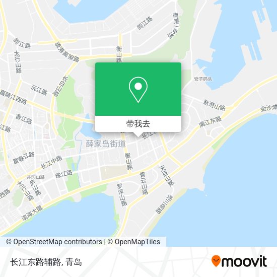 长江东路辅路地图