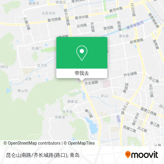 昆仑山南路/齐长城路(路口)地图