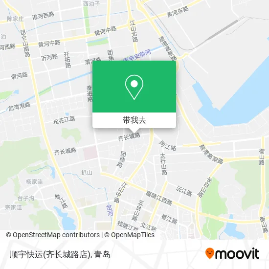 顺宇快运(齐长城路店)地图
