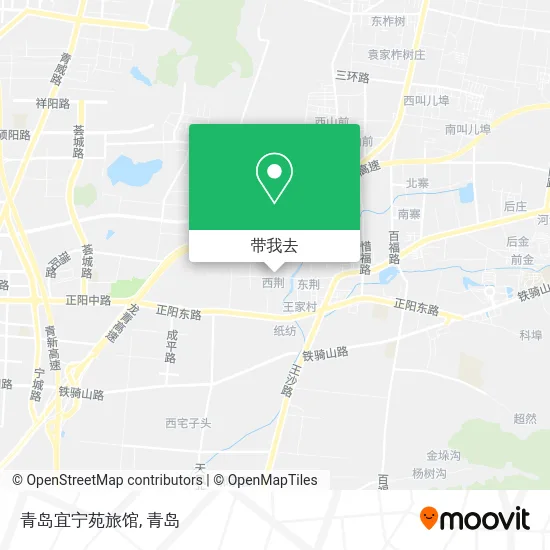 青岛宜宁苑旅馆地图