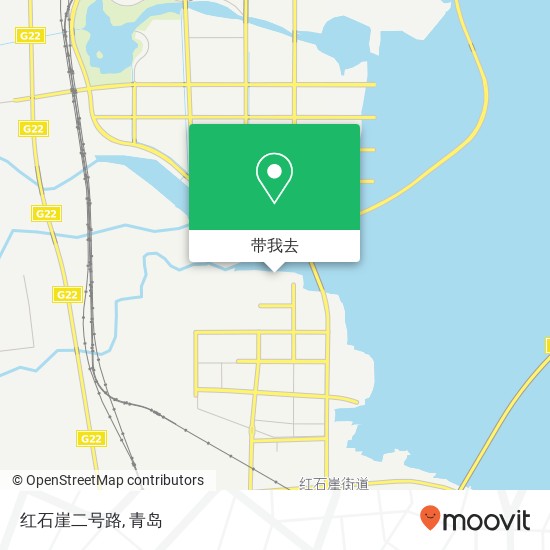 红石崖二号路地图