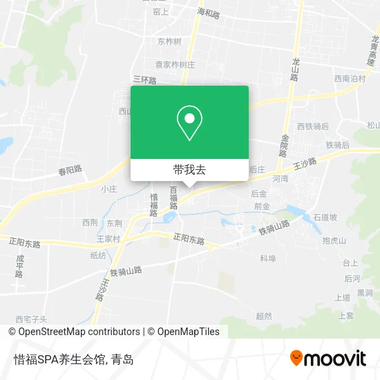 惜福SPA养生会馆地图