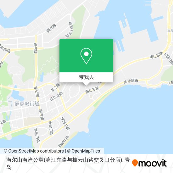 海尔山海湾公寓(漓江东路与披云山路交叉口分店)地图