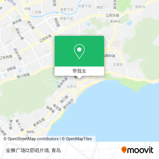 金狮广场l2层唱片墙地图