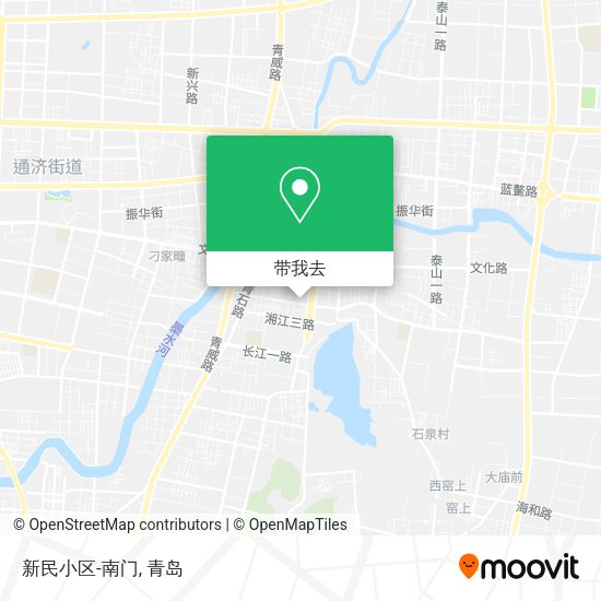 新民小区-南门地图