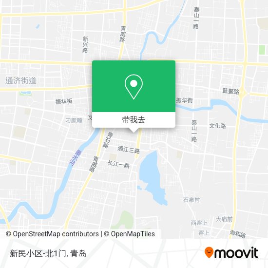 新民小区-北1门地图