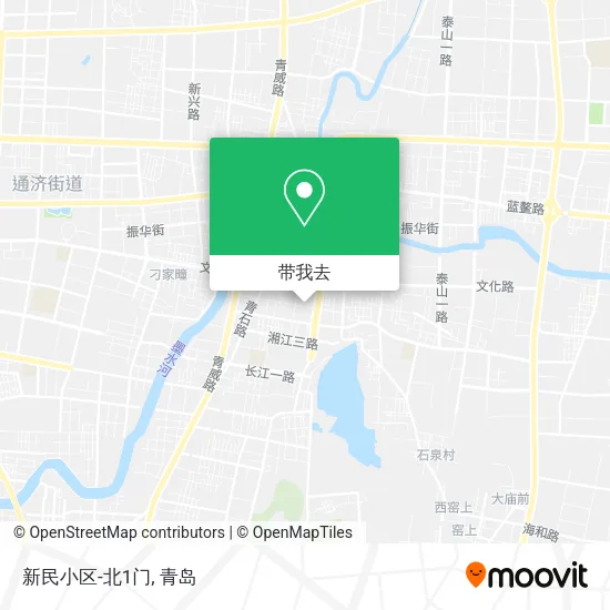 新民小区-北1门地图