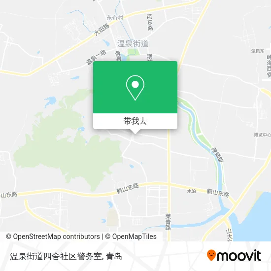 温泉街道四舍社区警务室地图