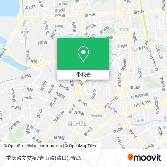 重庆路立交桥/青山路(路口)地图