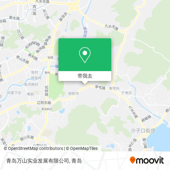 青岛万山实业发展有限公司地图