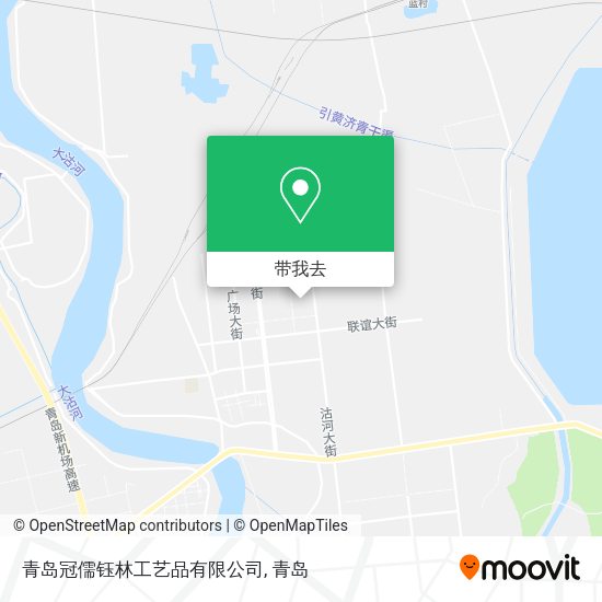 青岛冠儒钰林工艺品有限公司地图