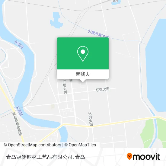 青岛冠儒钰林工艺品有限公司地图