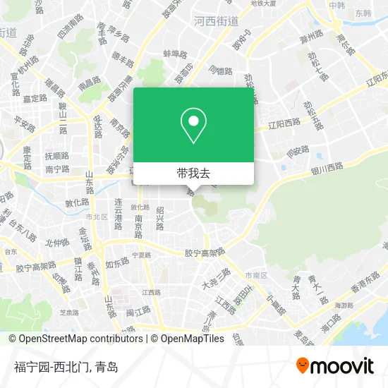 福宁园-西北门地图