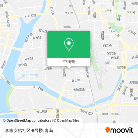 李家女姑社区-8号楼地图