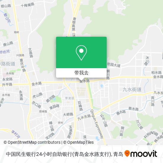 中国民生银行24小时自助银行(青岛金水路支行)地图