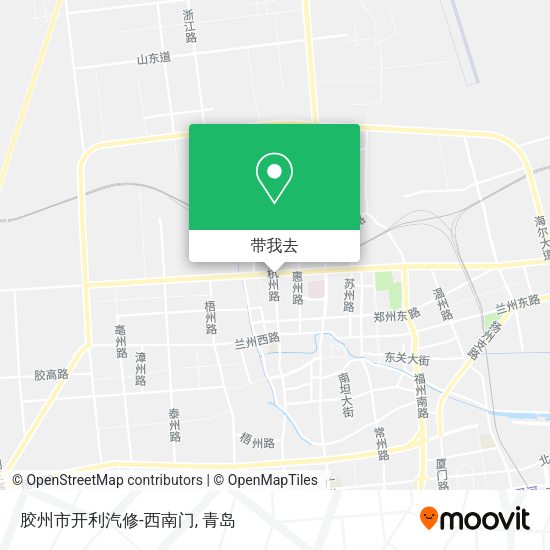 胶州市开利汽修-西南门地图