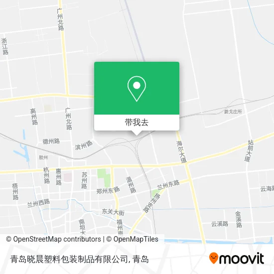 青岛晓晨塑料包装制品有限公司地图