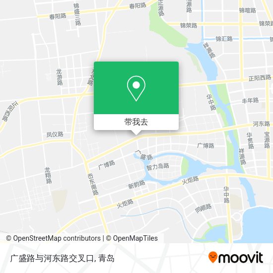 广盛路与河东路交叉口地图