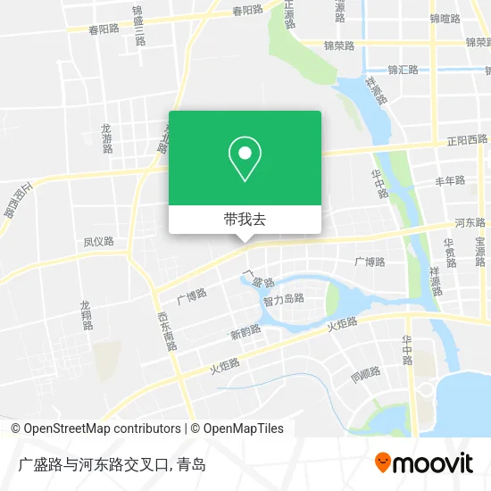广盛路与河东路交叉口地图