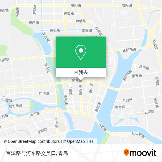 宝源路与河东路交叉口地图