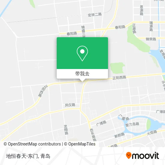 地恒春天-东门地图