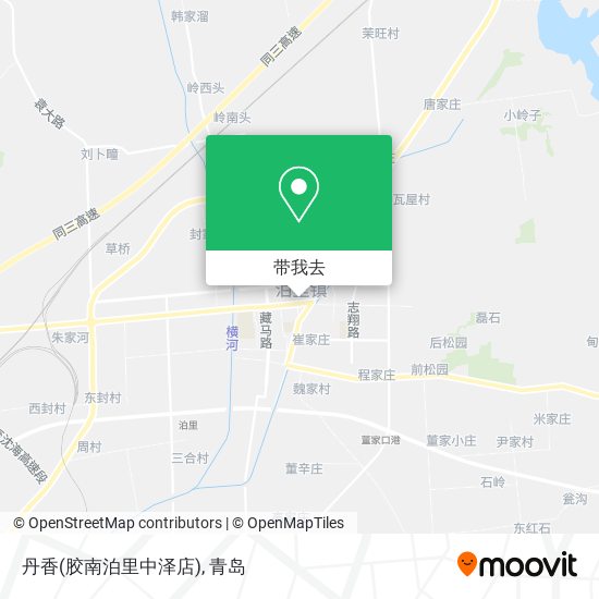 丹香(胶南泊里中泽店)地图