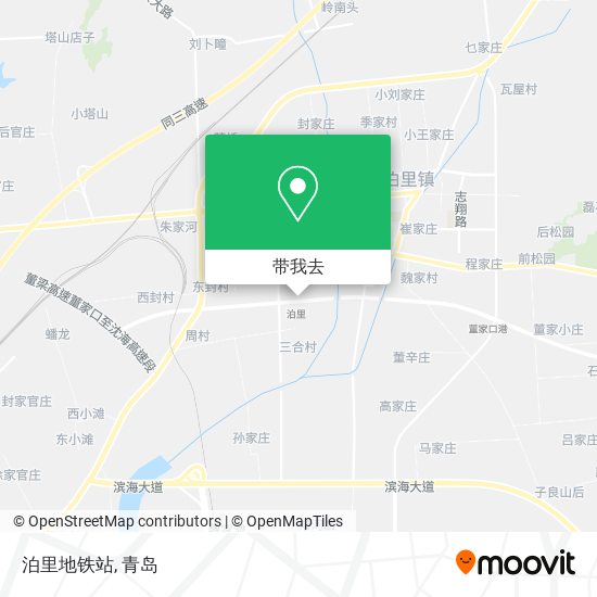 泊里地铁站地图