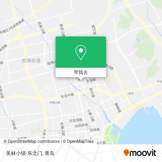 美林小镇-东北门地图