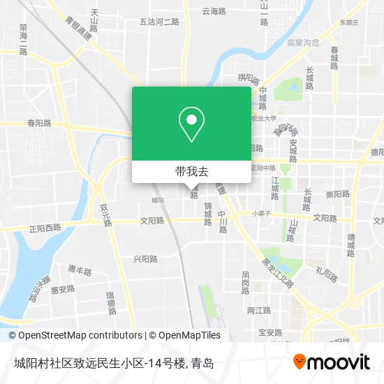 城阳村社区致远民生小区-14号楼地图