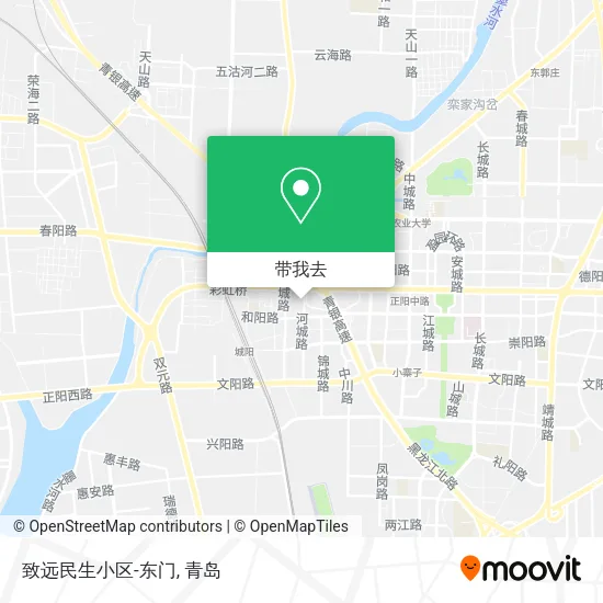 致远民生小区-东门地图