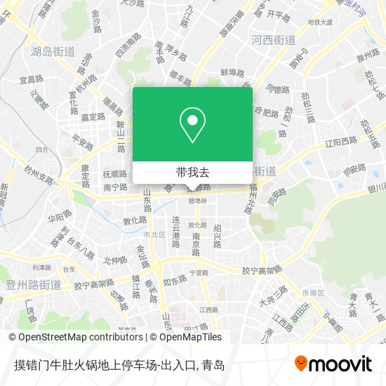 摸错门牛肚火锅地上停车场-出入口地图