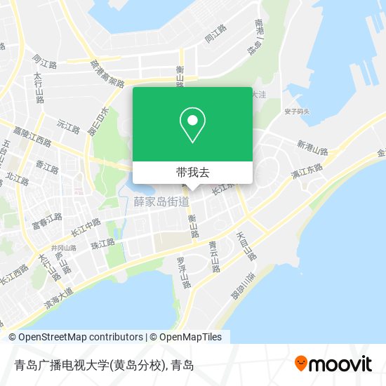 青岛广播电视大学(黄岛分校)地图