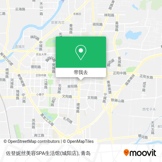 佐登妮丝美容SPA生活馆(城阳店)地图
