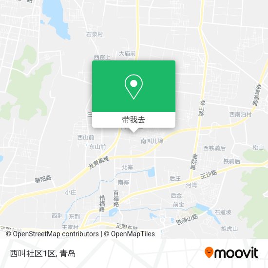 西叫社区1区地图