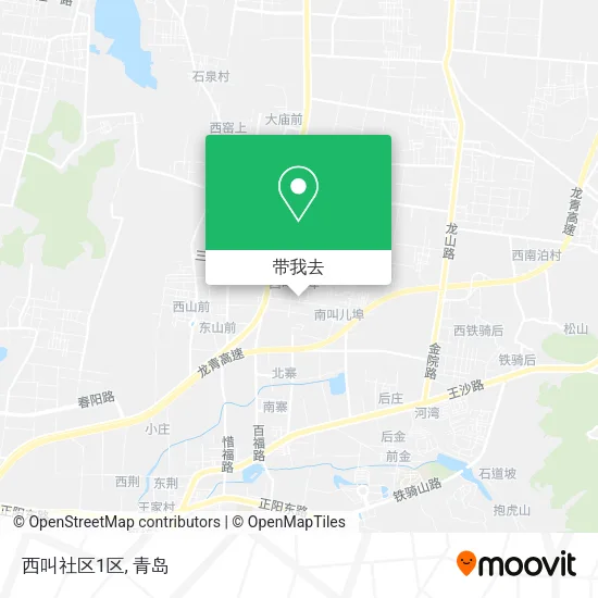 西叫社区1区地图