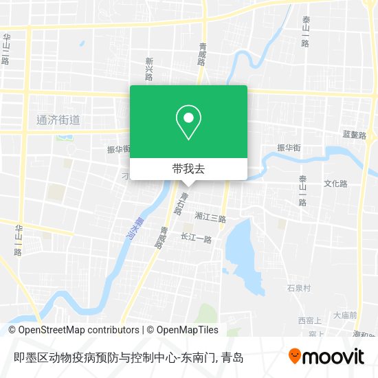 即墨区动物疫病预防与控制中心-东南门地图