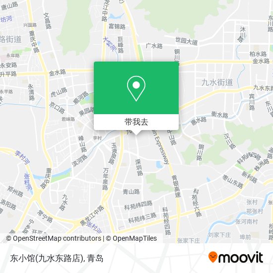 东小馆(九水东路店)地图