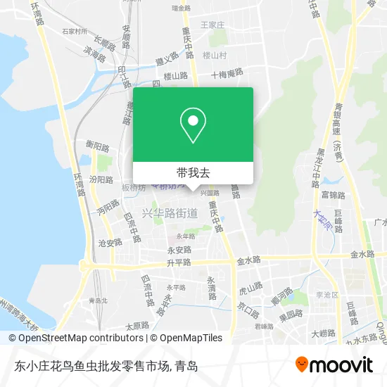 东小庄花鸟鱼虫批发零售市场地图