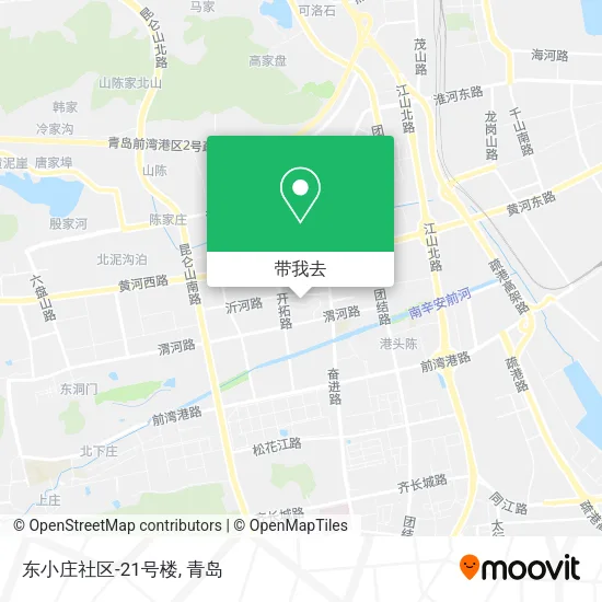 东小庄社区-21号楼地图