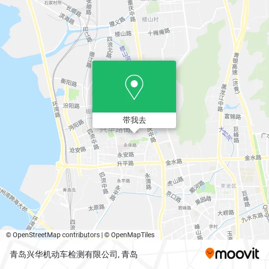 青岛兴华机动车检测有限公司地图