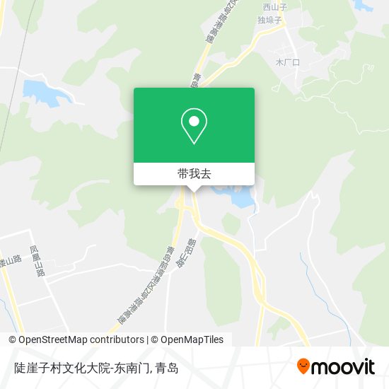 陡崖子村文化大院-东南门地图