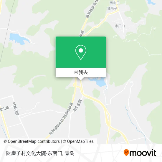 陡崖子村文化大院-东南门地图