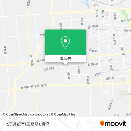 北京路超市(宝超店)地图