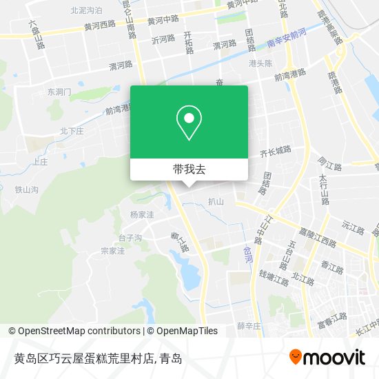 黄岛区巧云屋蛋糕荒里村店地图