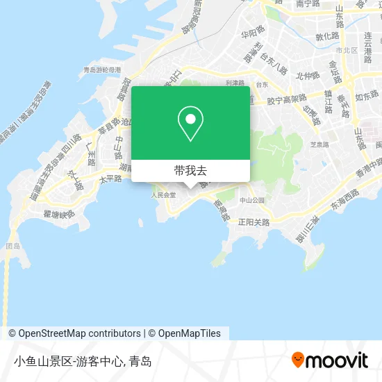 小鱼山景区-游客中心地图