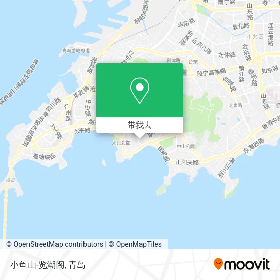 小鱼山-览潮阁地图