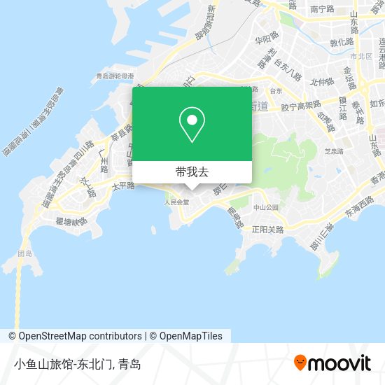 小鱼山旅馆-东北门地图
