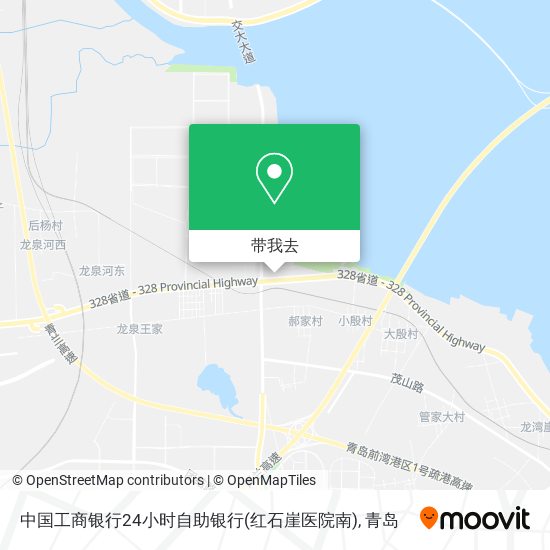 中国工商银行24小时自助银行(红石崖医院南)地图