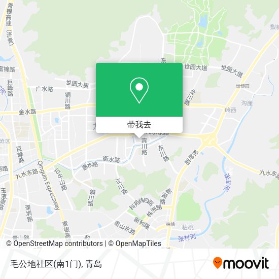 毛公地社区(南1门)地图