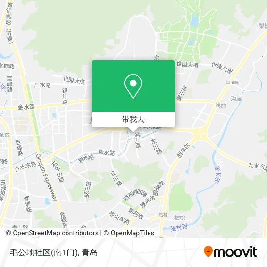 毛公地社区(南1门)地图